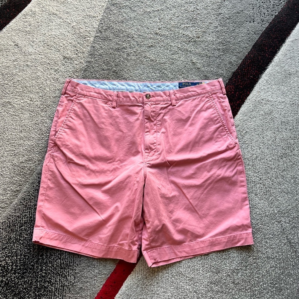 Polo Ralph Lauren Soft Salmon Stretch Classic Fit Chino Shorts